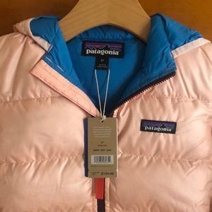 3T Girls Pink Patagonia Down Hoody